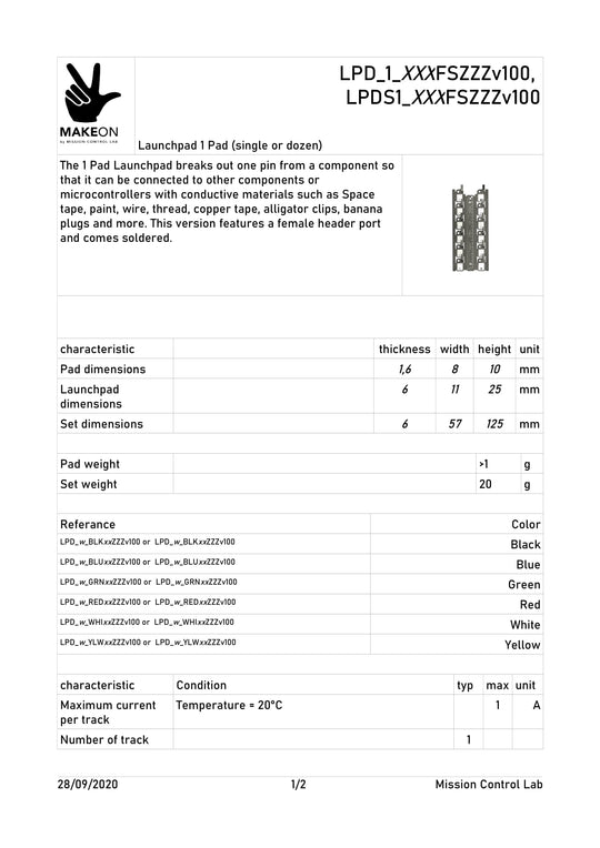 1 PAD Launchpads