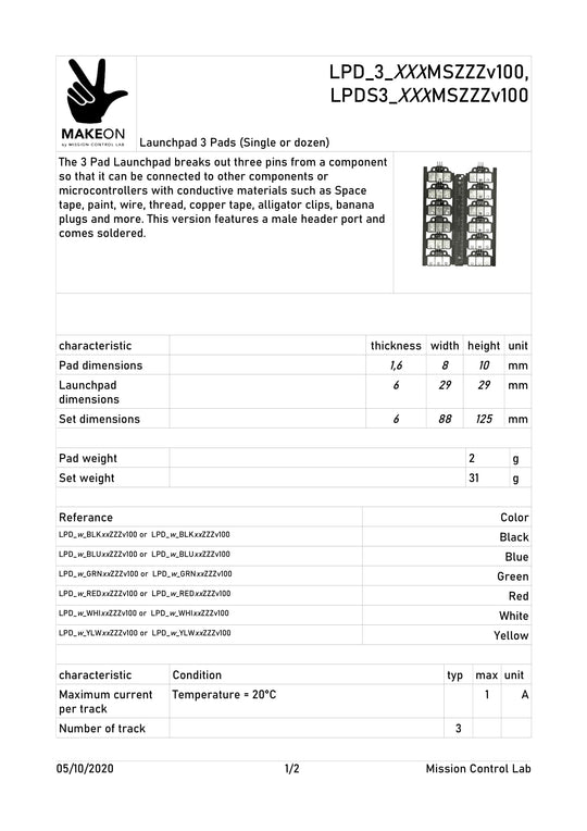 3 PAD Launchpads