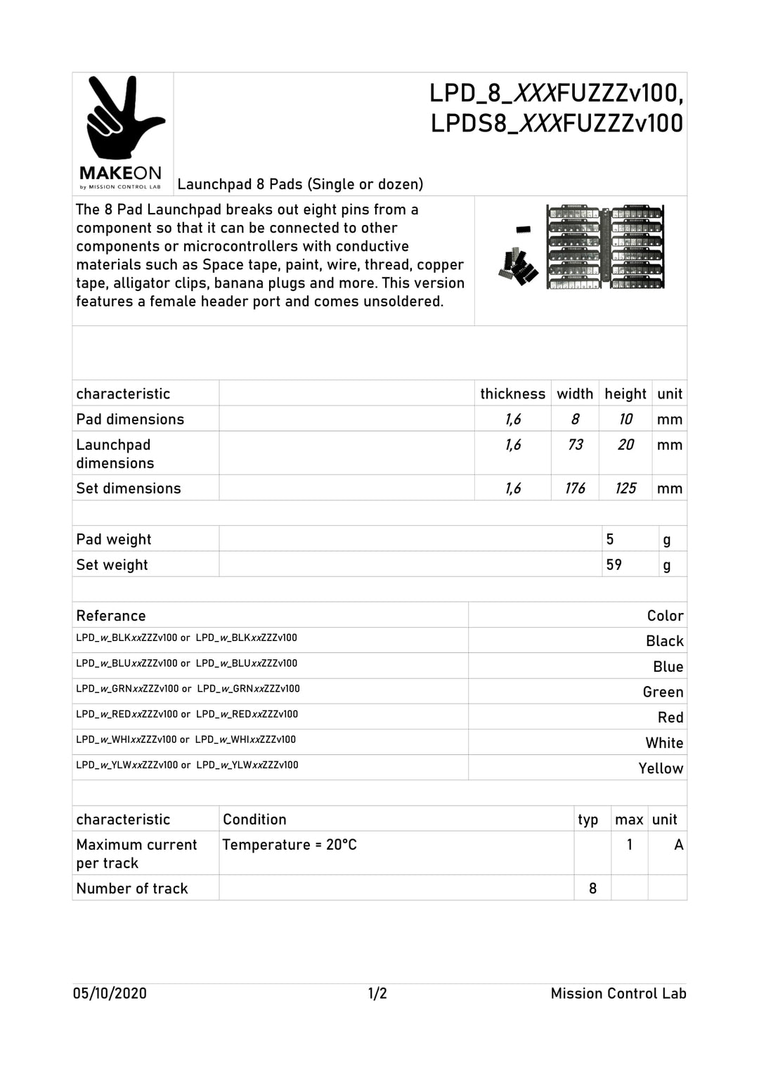 8 PAD Launchpads